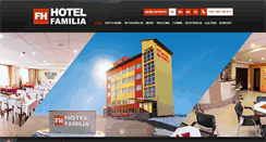 Desktop Screenshot of hotelfamilia.sk